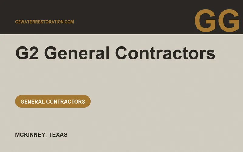 G2 General Contractors in McKinney, Texas