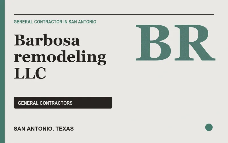 Barbosa remodeling LLC in San Antonio, Texas