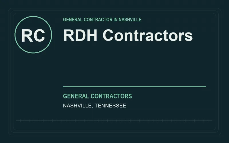 RDH Contractors in Nashville, Tennessee