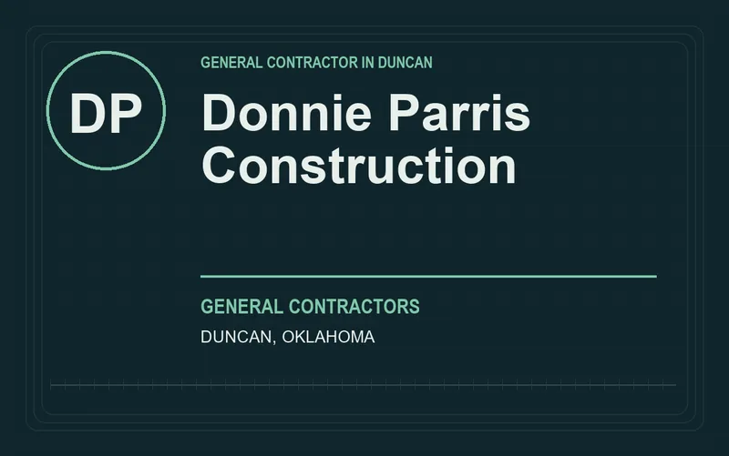 Donnie Parris Construction in Duncan, Oklahoma