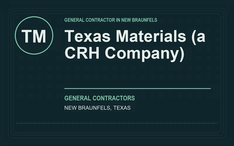Texas Materials (a CRH Company) in New Braunfels, Texas