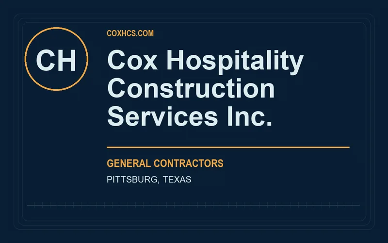Cox Hospitality Construction Services Inc. in Pittsburg, Texas
