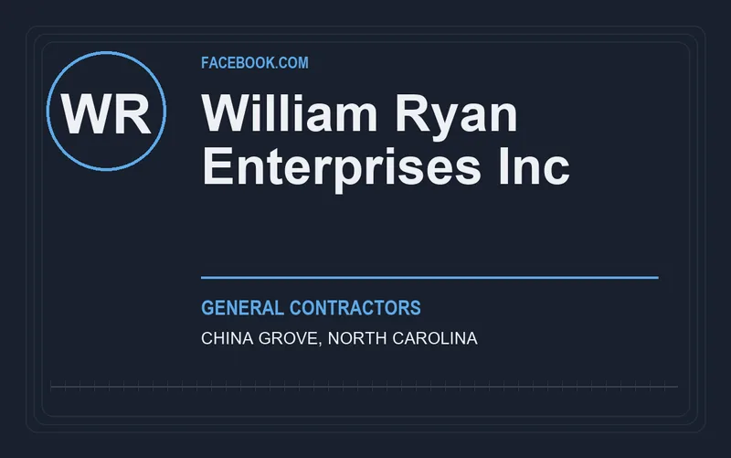 William Ryan Enterprises Inc in China Grove, North Carolina