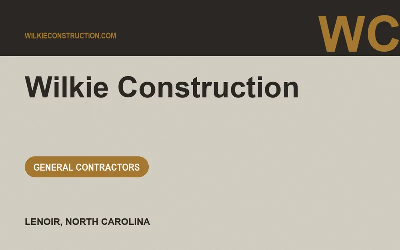 Wilkie Construction in Lenoir, North Carolina