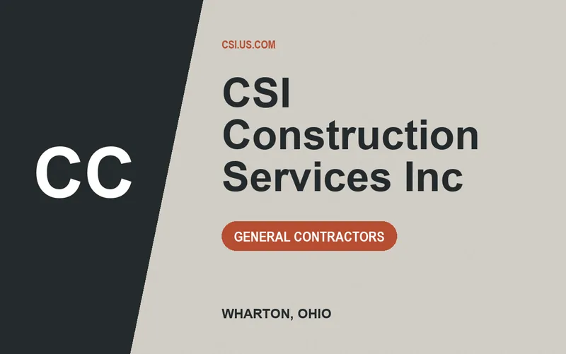 CSI Construction Services Inc in Wharton, Ohio