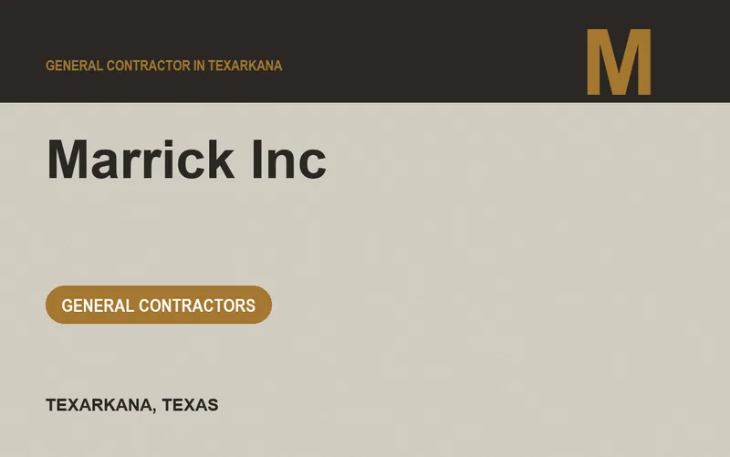 Marrick Inc in Texarkana, Texas
