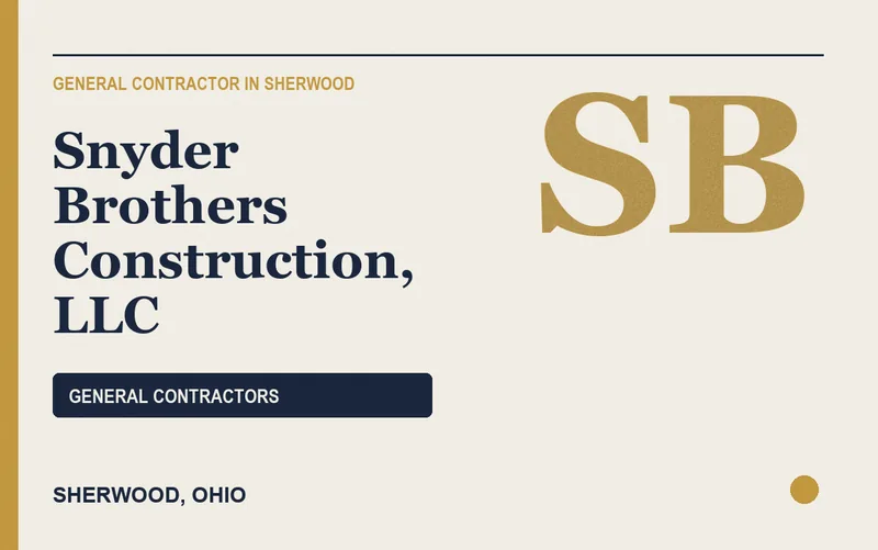 Snyder Brothers Construction, LLC in Sherwood, Ohio