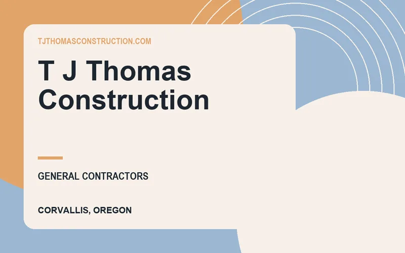 T J Thomas Construction in Corvallis, Oregon