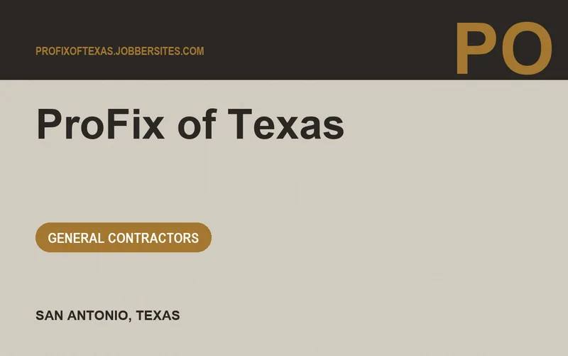 ProFix of Texas in San Antonio, Texas