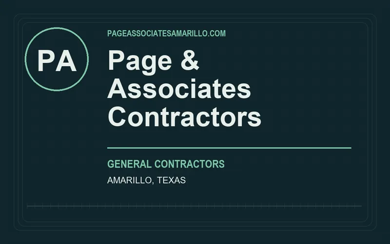 Page & Associates Contractors in Amarillo, Texas