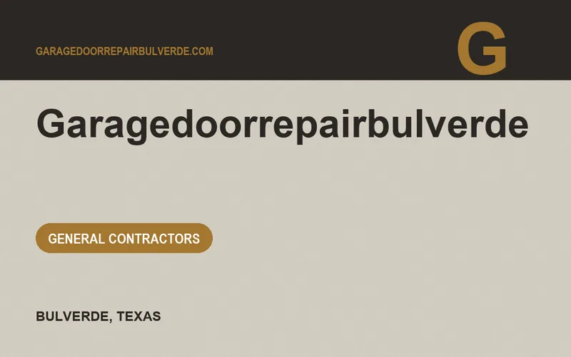 garagedoorrepairbulverde in Bulverde, Texas