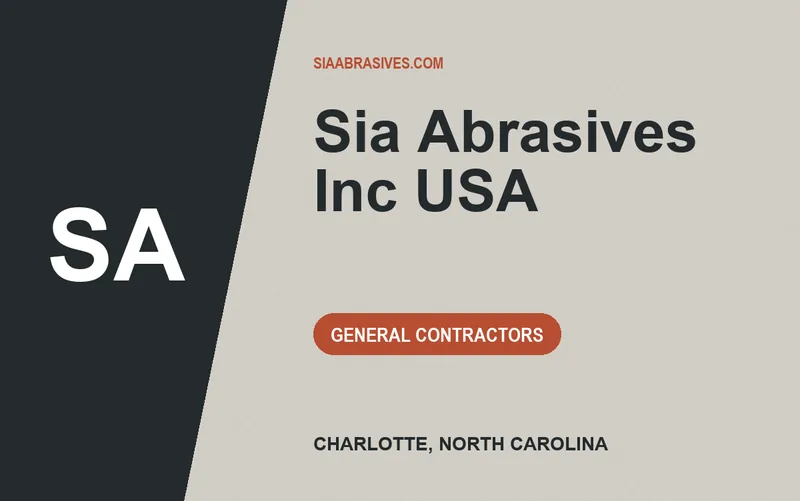Sia Abrasives Inc USA in Charlotte, North Carolina