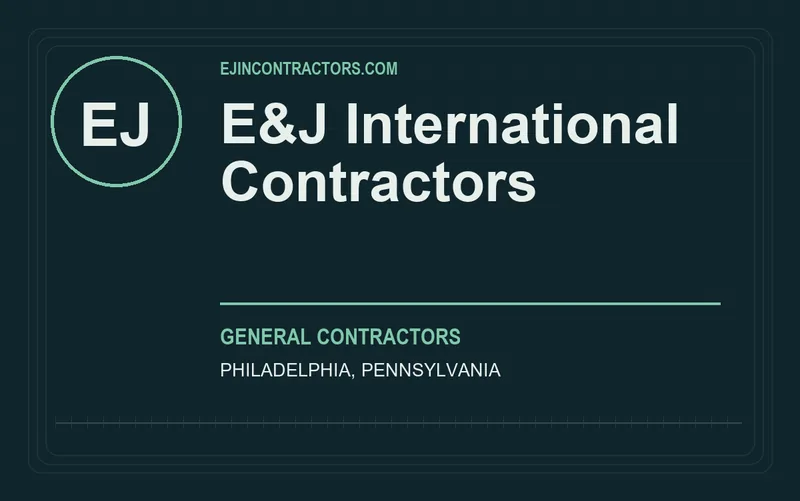 E&J International Contractors in Philadelphia, Pennsylvania