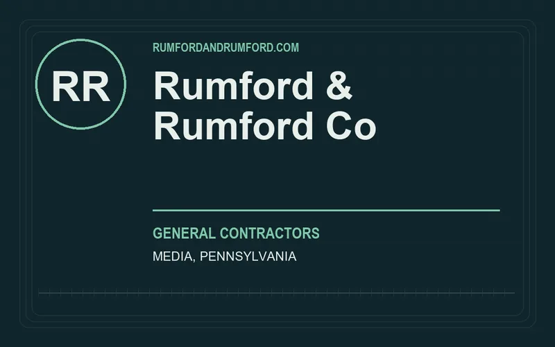 Rumford & Rumford Co in Media, Pennsylvania
