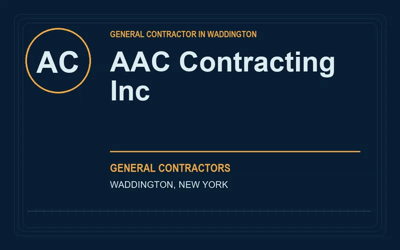 AAC Contracting Inc in Waddington, New York