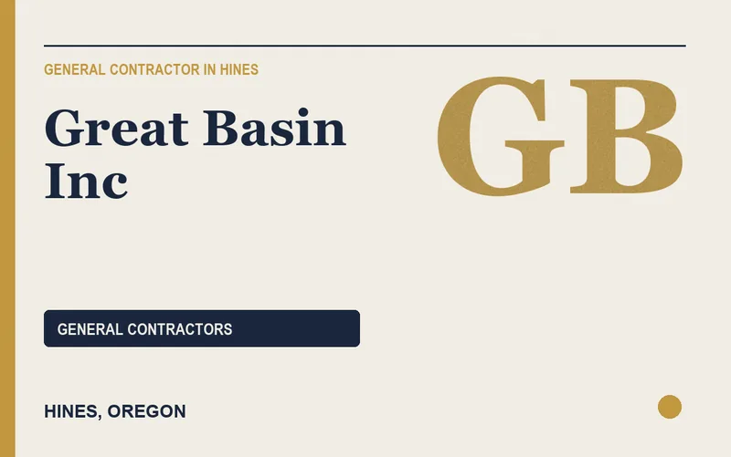 Great Basin Inc in Hines, Oregon