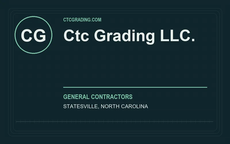 CTC GRADING LLC. in Statesville, North Carolina