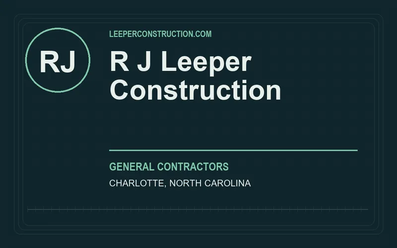 R J Leeper Construction in Charlotte, North Carolina