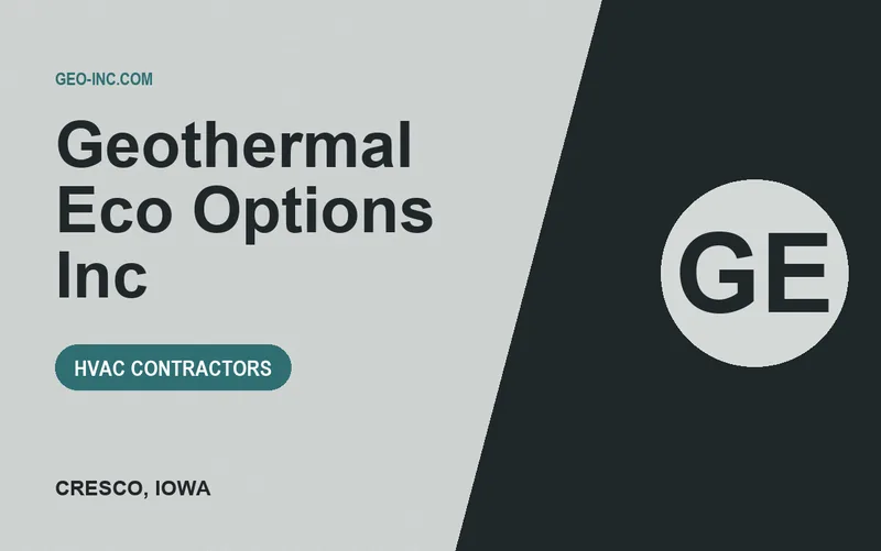 Geothermal Eco Options Inc in Cresco, Iowa