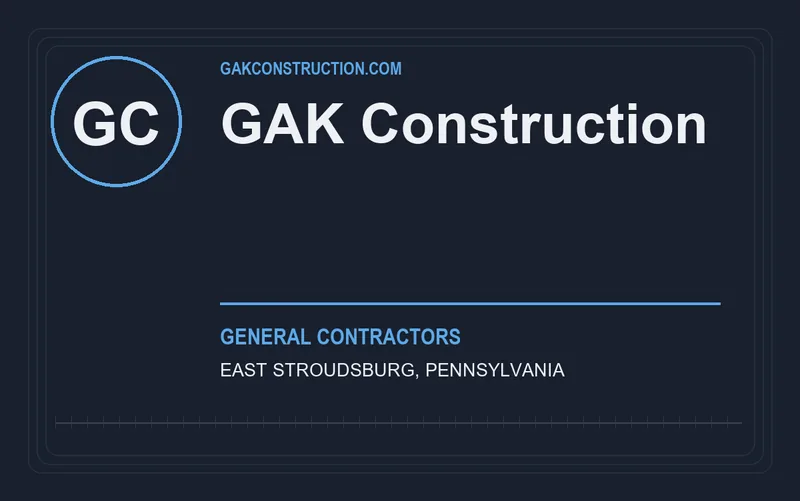 GAK Construction in East Stroudsburg, Pennsylvania