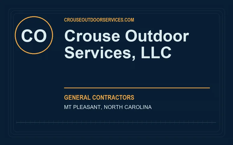 Crouse Outdoor Services, LLC in Mt Pleasant, North Carolina