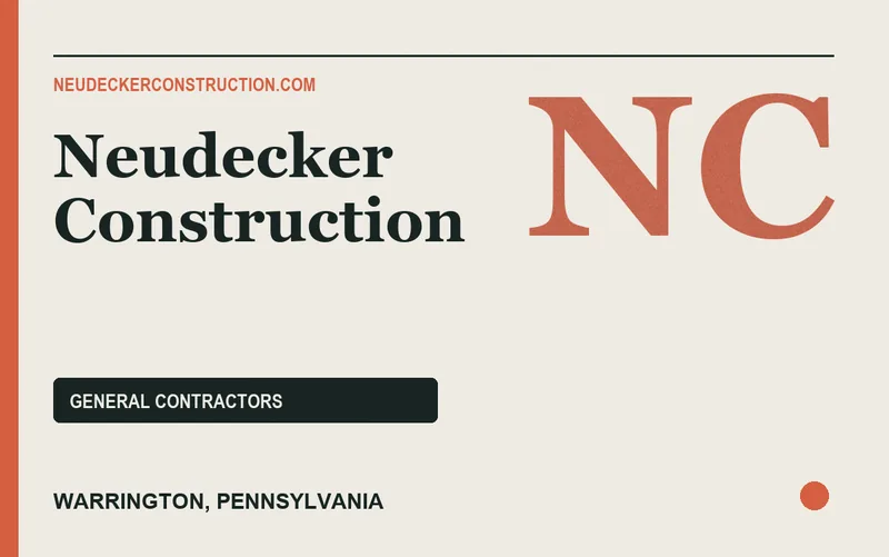 Neudecker Construction in Warrington, Pennsylvania
