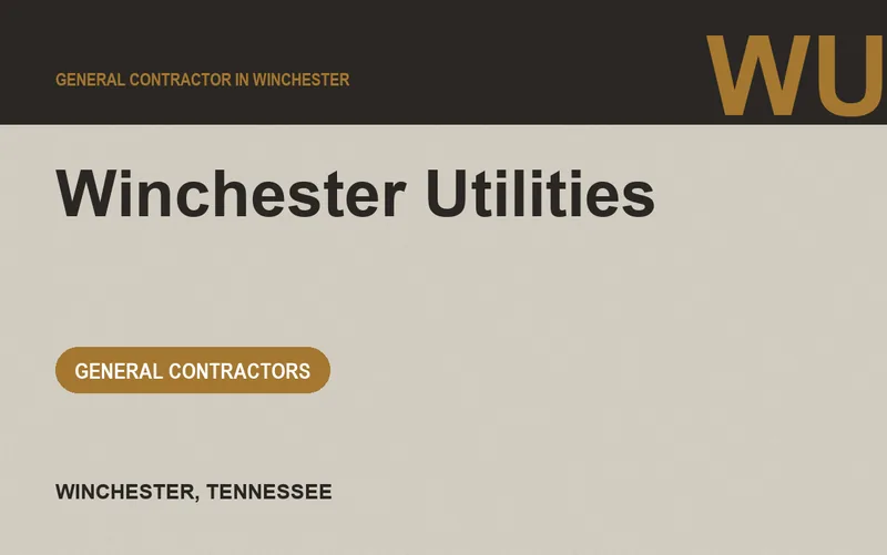Winchester Utilities in Winchester, Tennessee