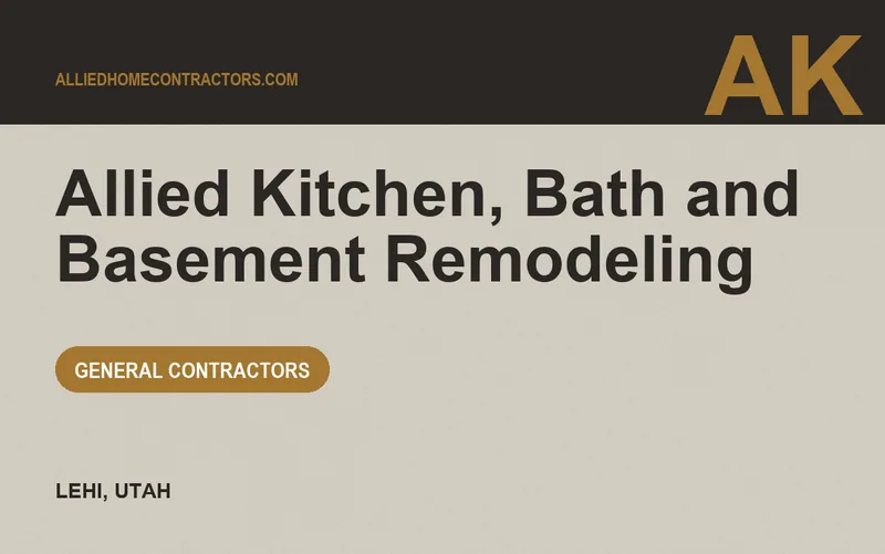 Allied Kitchen, Bath and Basement Remodeling in Lehi, Utah