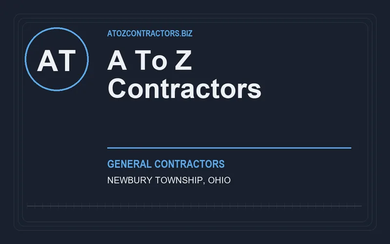 A To Z Contractors in Newbury Township, Ohio
