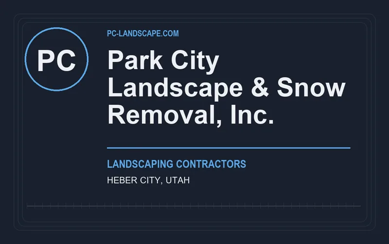 Park City Landscape & Snow Removal, Inc. in Heber City, Utah