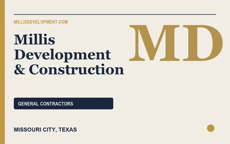 Millis Development & Construction in Missouri City, Texas