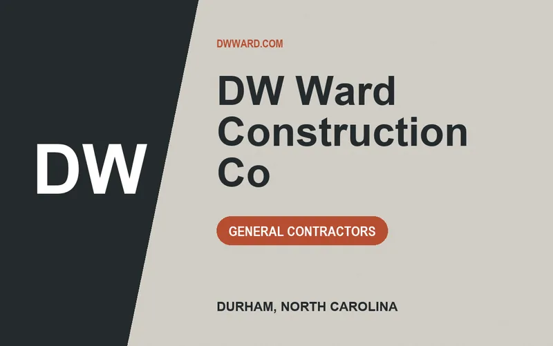 DW Ward Construction Co in Durham, North Carolina