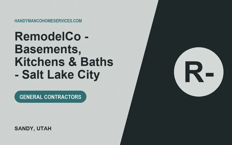 RemodelCo - Basements, Kitchens & Baths - Salt Lake City in Sandy, Utah