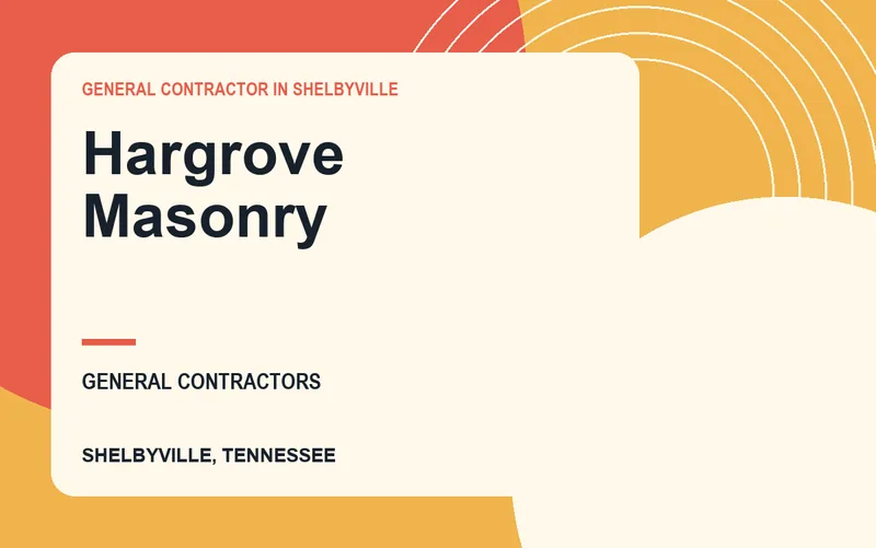 Hargrove Masonry in Shelbyville, Tennessee