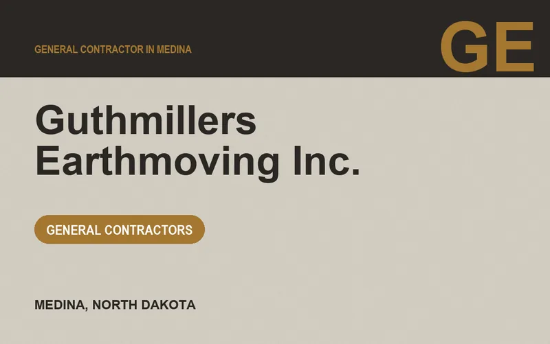 Guthmillers Earthmoving Inc. in Medina, North Dakota
