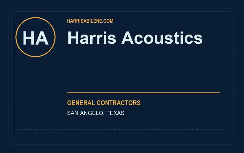 Harris Acoustics in San Angelo, Texas