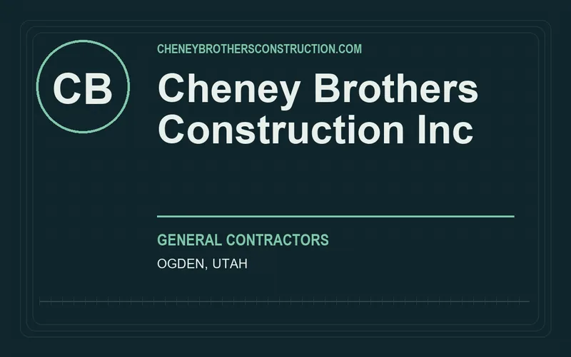 Cheney Brothers Construction Inc in Ogden, Utah