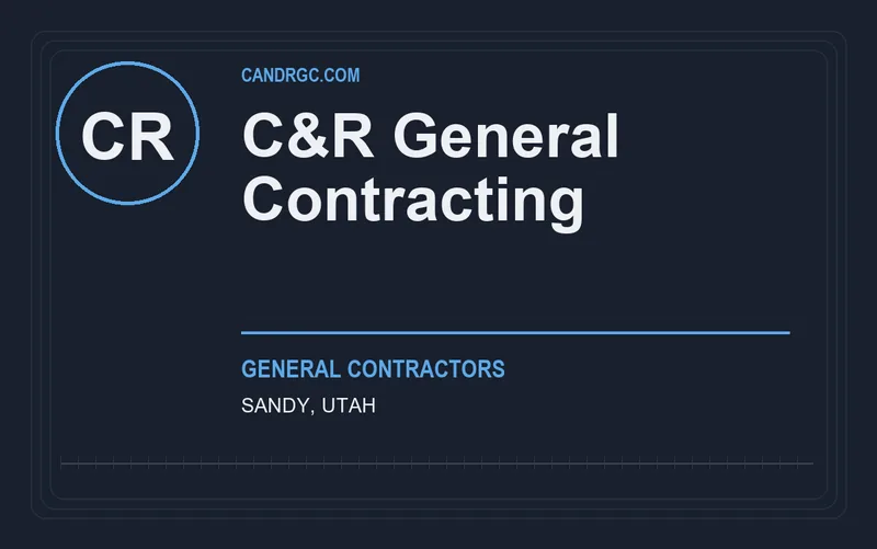 C&R General Contracting in Sandy, Utah