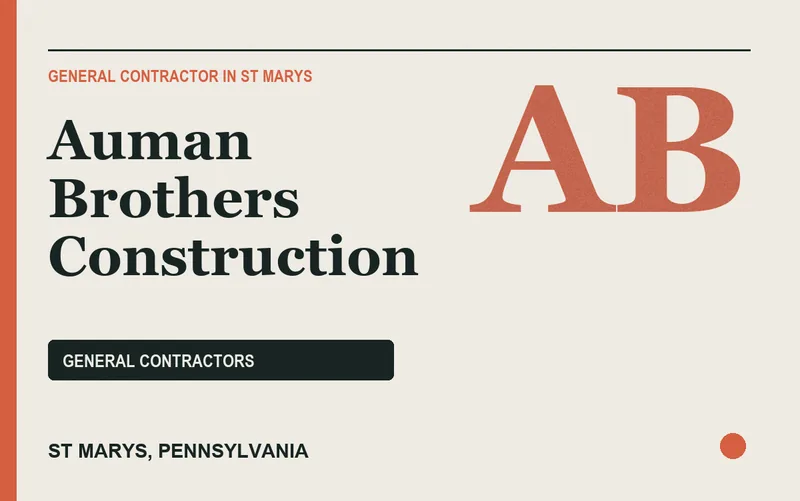 Auman Brothers Construction in St Marys, Pennsylvania