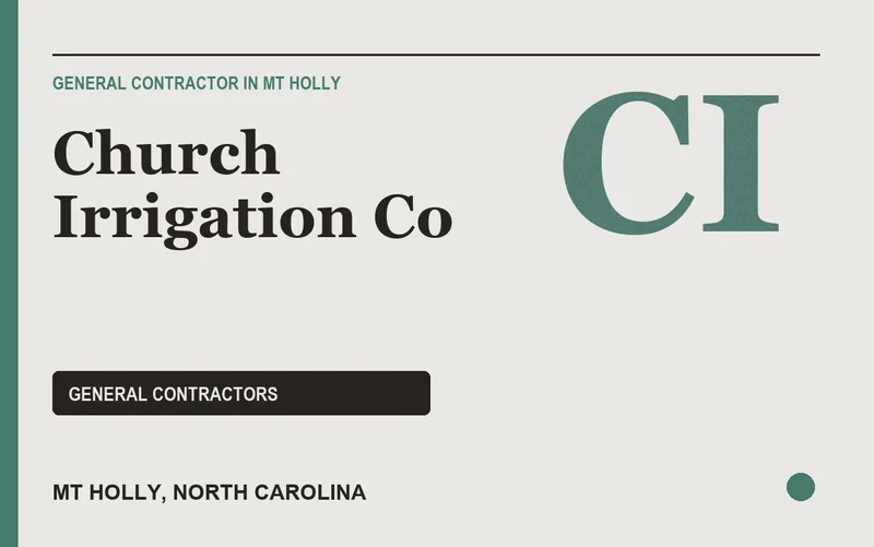 Church Irrigation Co in Mt Holly, North Carolina