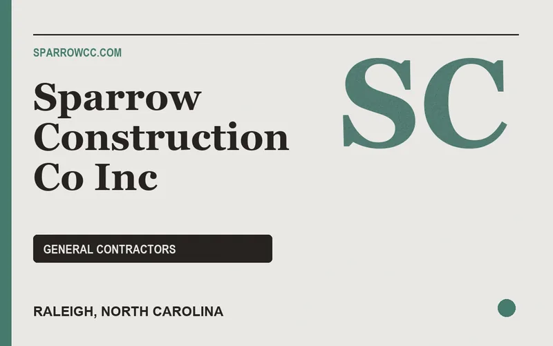 Sparrow Construction Co Inc in Raleigh, North Carolina