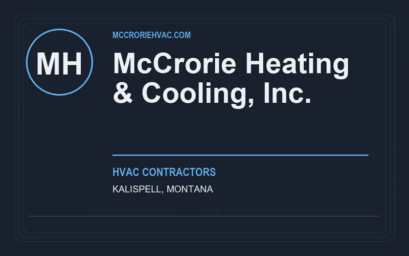 McCrorie Heating & Cooling, Inc. in Kalispell, Montana