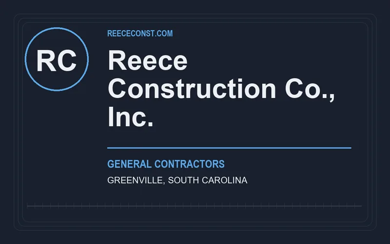 Reece Construction Co., Inc. in Greenville, South Carolina