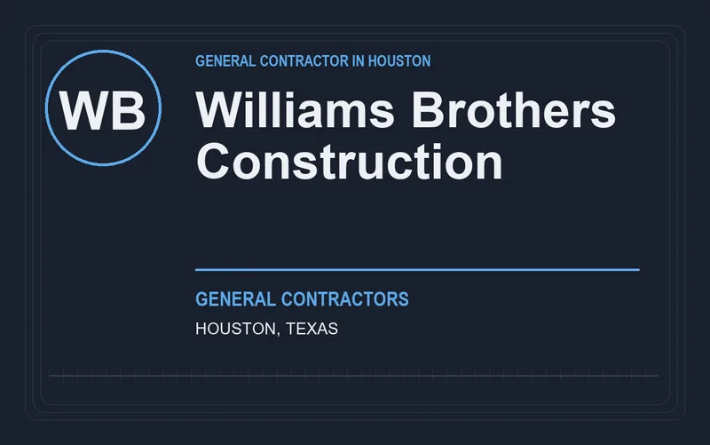 Williams Brothers Construction in Houston, Texas