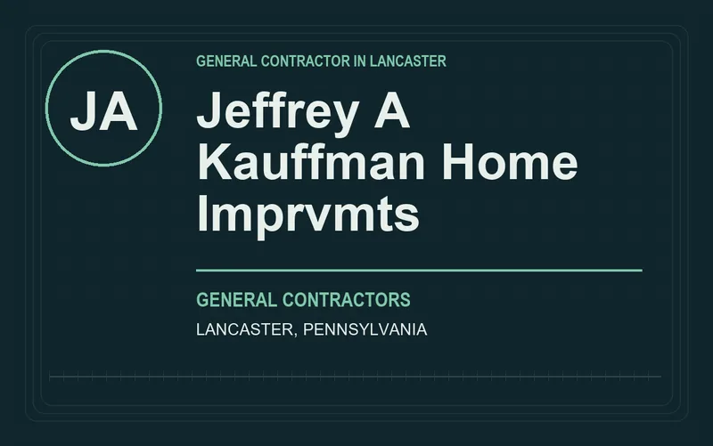 Jeffrey A Kauffman Home Imprvmts in Lancaster, Pennsylvania
