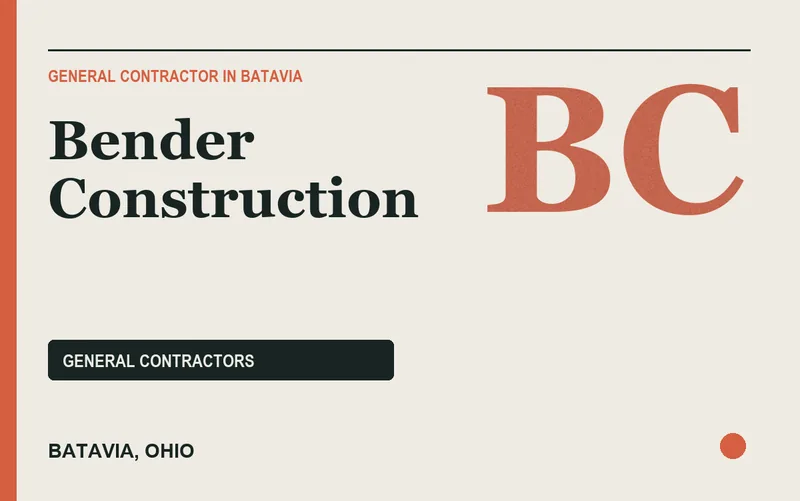 Bender Construction in Batavia, Ohio