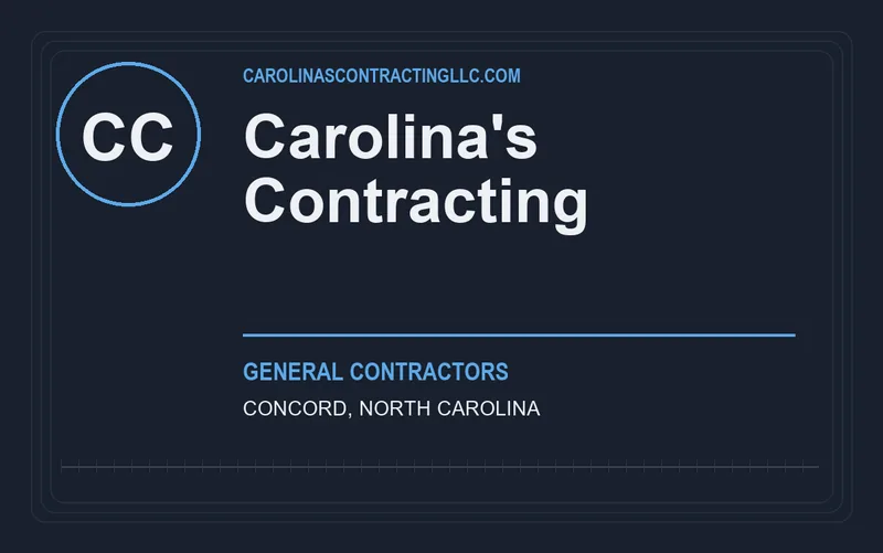 Carolina's Contracting in Concord, North Carolina