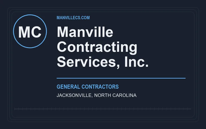 Manville Contracting Services, Inc. in Jacksonville, North Carolina