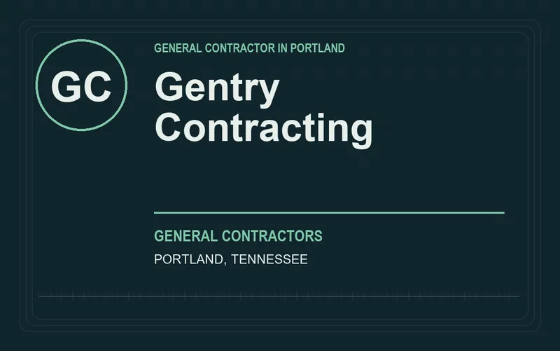 Gentry Contracting in Portland, Tennessee