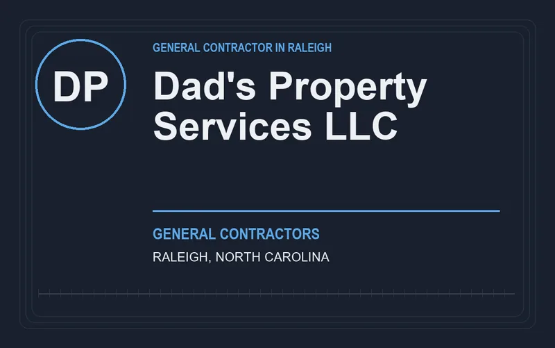 Dad's Property Services llc in Raleigh, North Carolina